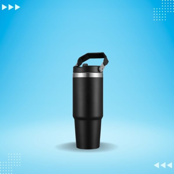 30 oz Tumbler with Top Handle steel