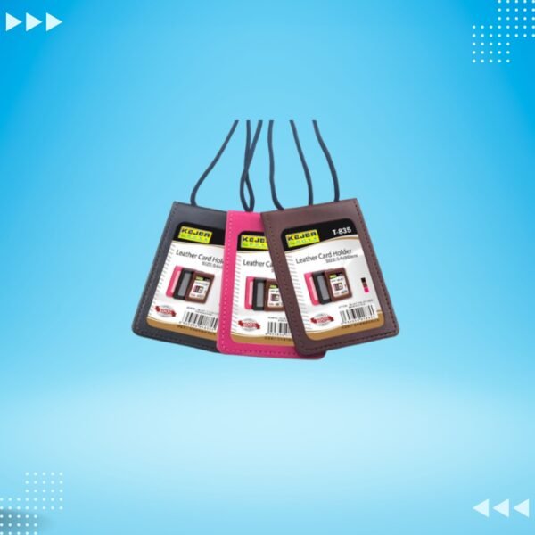 MAGNETIC LEATHER ID HOLDER T-835.