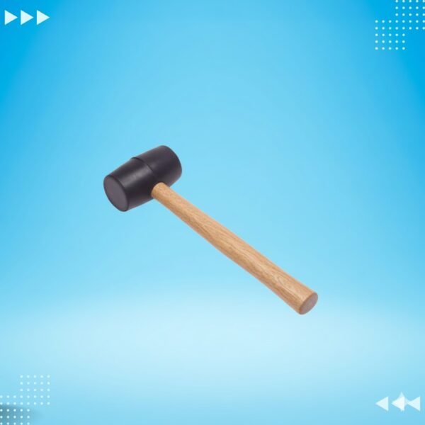 Rubber Mallet Hammer With Wood Handle